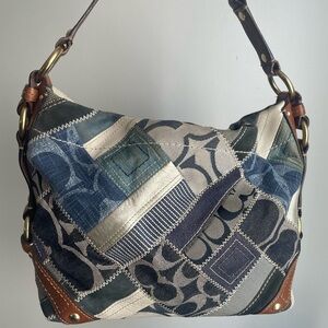 Coach Carly Patchwork Shoulder Bag